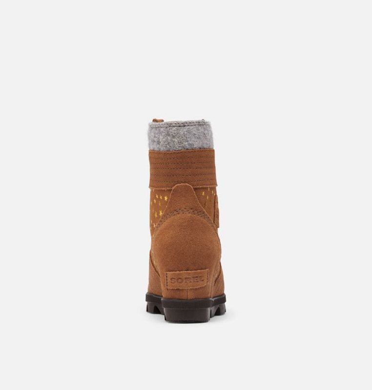 Kids Booties Brown - Sorel Youth Lexie™ Wedge - 653-GOYPCR